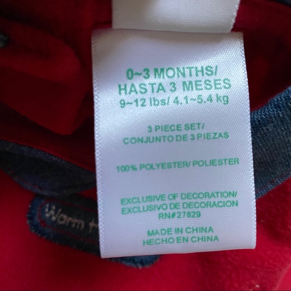 NWT NEWBORN BABY OKIE DOKIE SWEATER PANTS SET 0 3M - Picture 5 of 5